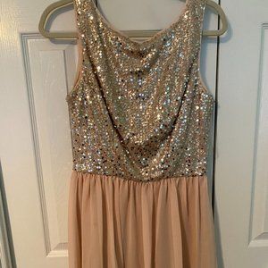 Sequined Juniors Dress